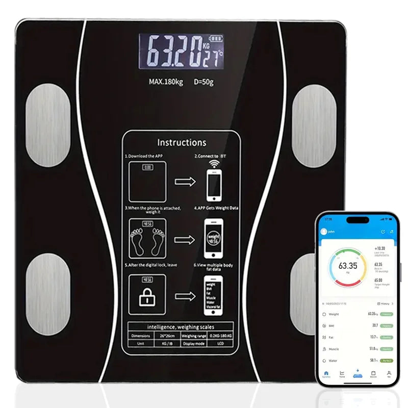 Wireless LED Digital Weight Scale
