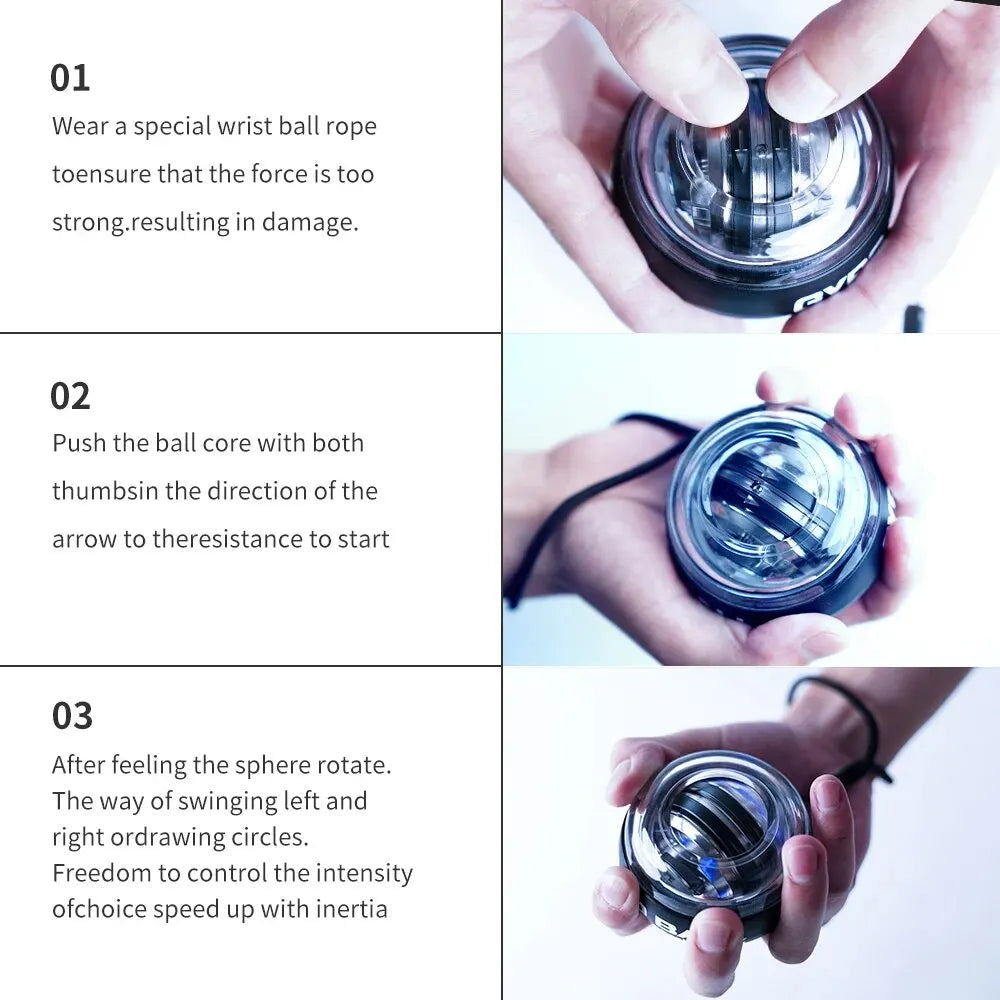 LED Gyroscopic Powerball