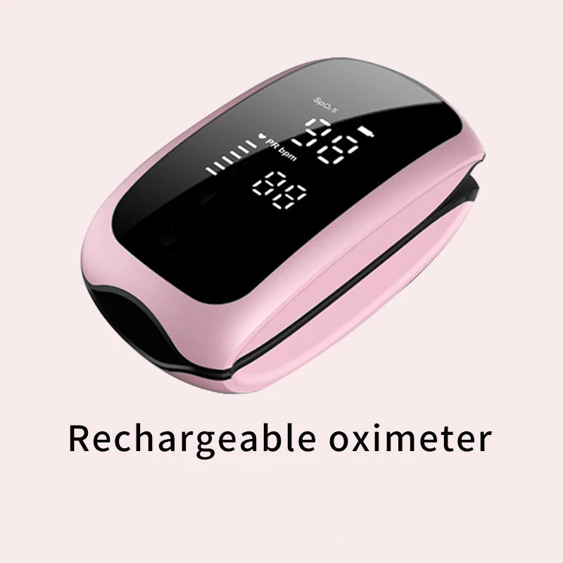 LED Digital Recharge Finger Pulse Oximeter