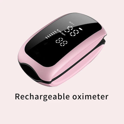 LED Digital Recharge Finger Pulse Oximeter