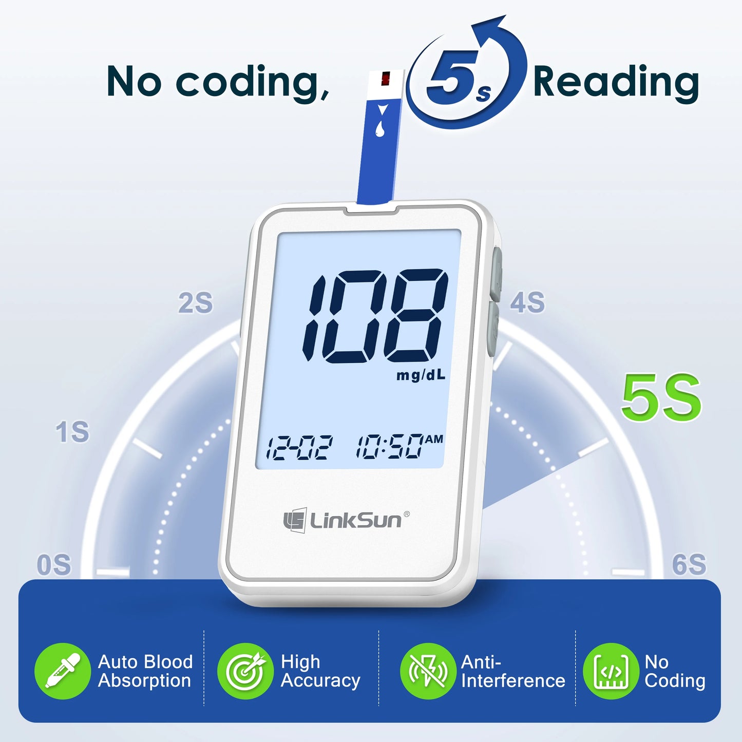Digital Blood Glucometer Complete Kit