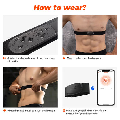 Heart Rate Monitor Chest Strap